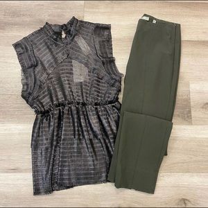 IRO metallic thread top